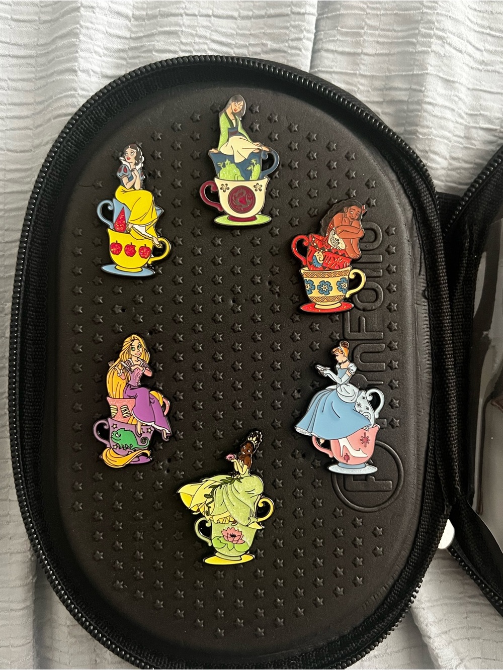 Loungefly Princess Tea Cups Pins-FULL SET